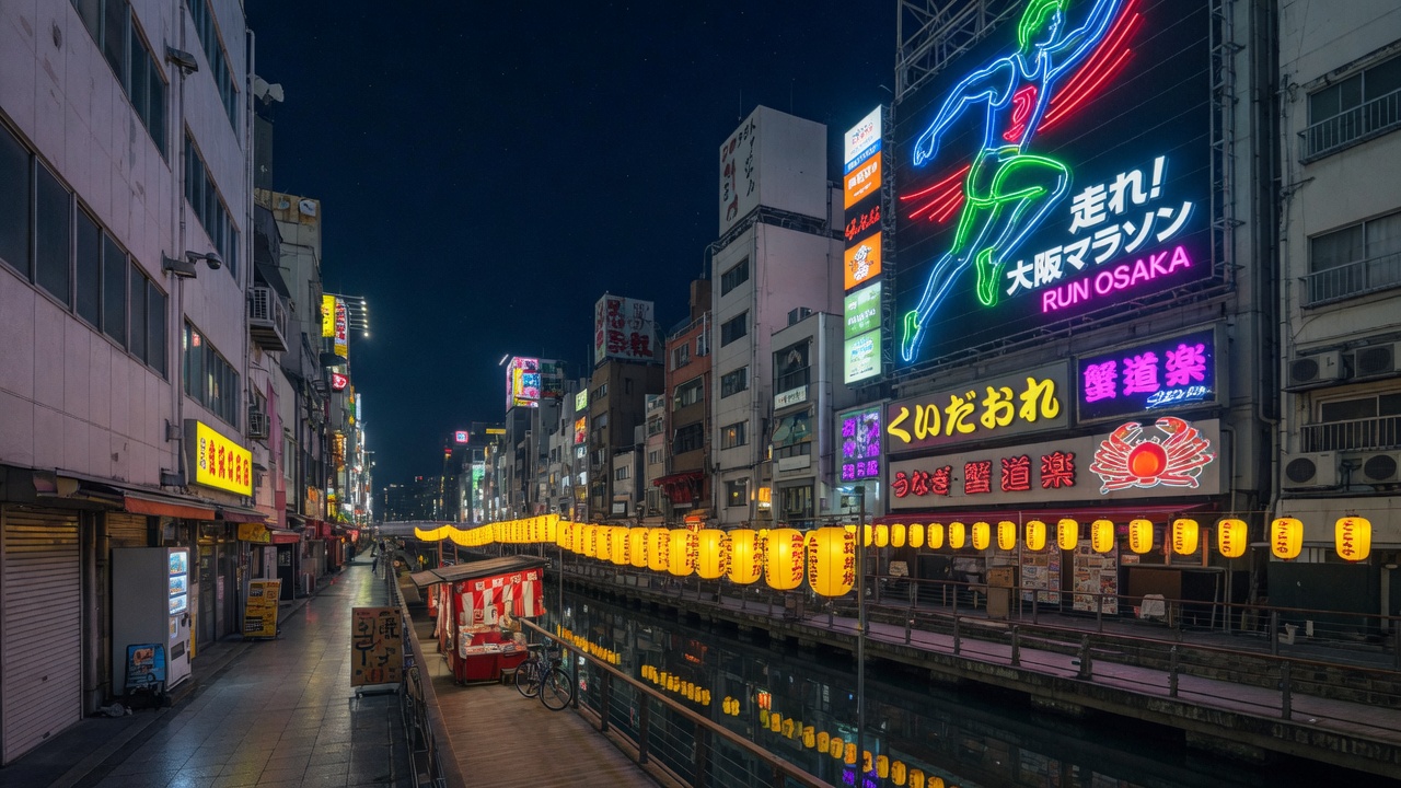 Namba, Osaka at night