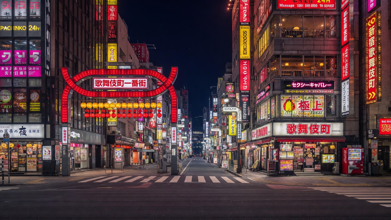 Kabukicho, Tokyo at night